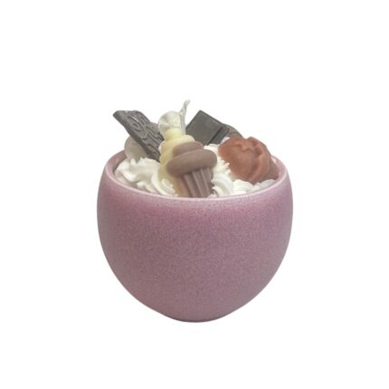 Handmade dessert candle cup chocolate style 9 cm decorative candle Edmonton