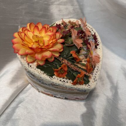 decoupage keepsake box - Vintage Heart by Magic Blooming